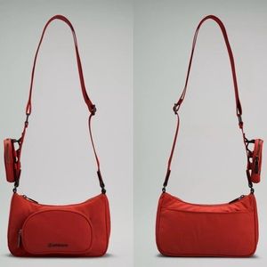 Lululemon Crossbody with Nano Pouch, Red Rock